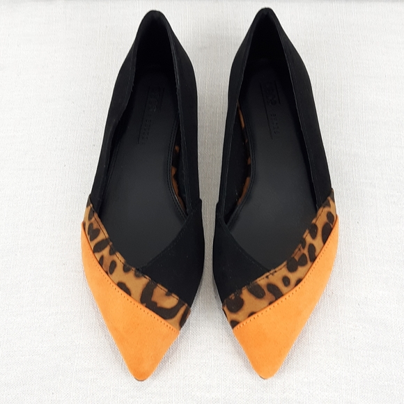 ASOS VIBRANT POINTED BALLET FLATS - Picture 8 of 16